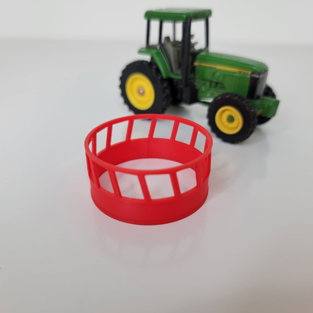 Round Bale Feeder, Red, 4 Pack - MVT60010-RD-064