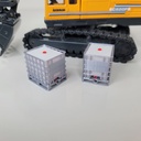1/50 IBC Tote with Pallet and Cage, 275 Gallon, 2 Pack - MVT60011-050