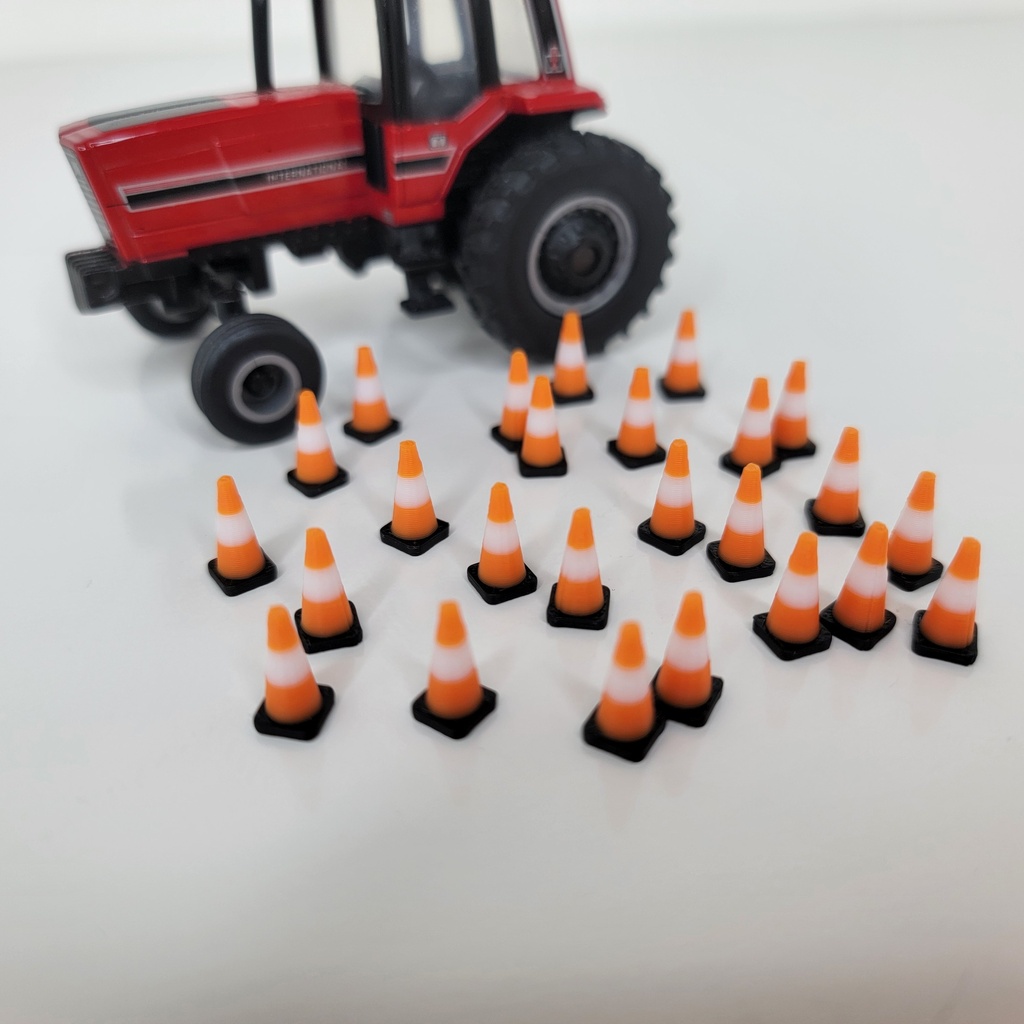 1/64 Construction Traffic Cone, 25 Pack - MVT60002-064 