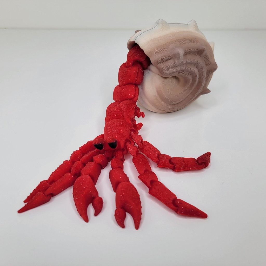 Hermit Crab and Shell - STL1000