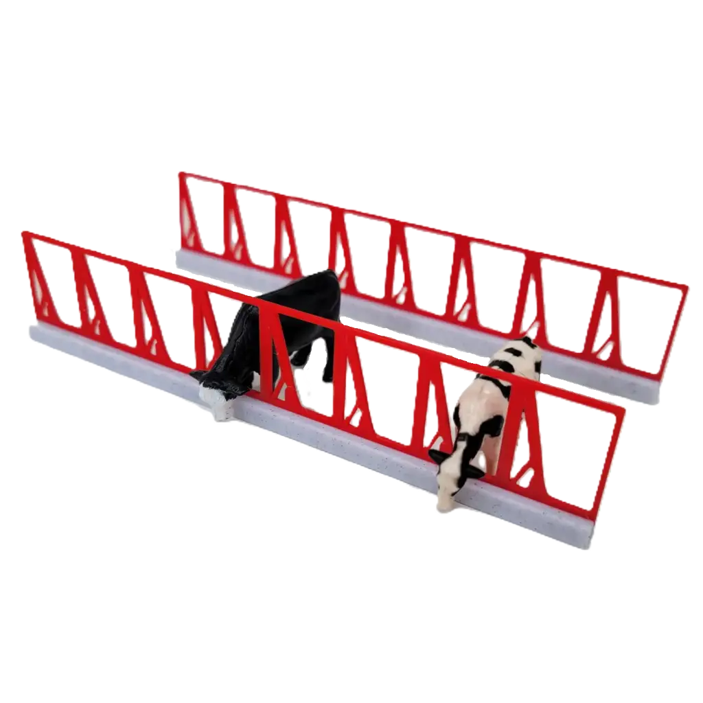 [RWM50004-064] 1/64 Barn Head Lock, 8 Cows, 2 Pack - RWM50004-064