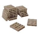 1/87 Pallets, 48" x 40", 15 Pack - RWM60001-087