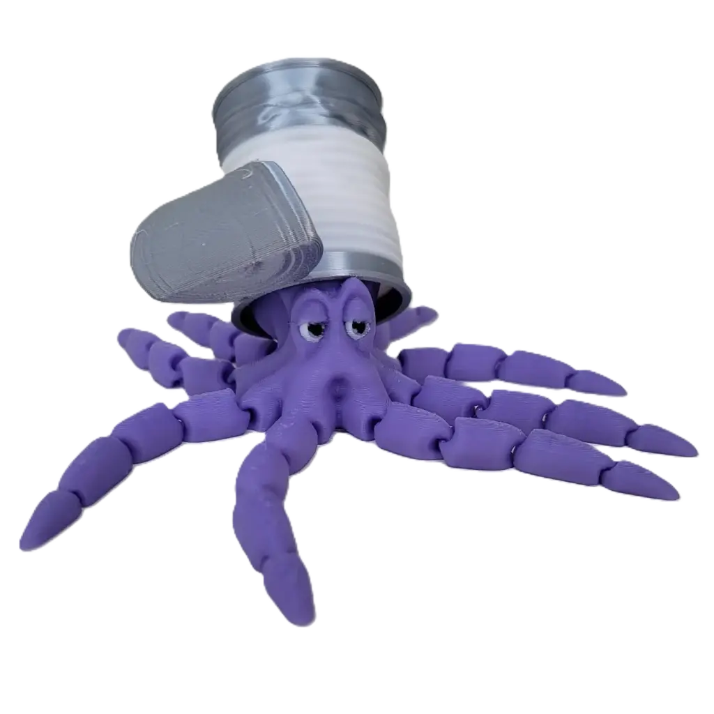 Gus the Octopus, with Can Hat - STL2226