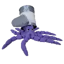 Gus the Octopus, with Can Hat - STL2226