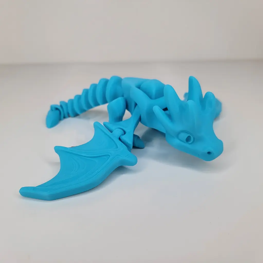 Press the Wyvern, Flying Dragon, Sky Blue - STL2635-SB-001