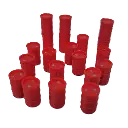 1/64 55 Gallon Drums, 20 Pack, All Colors