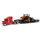 1/64 Versatile 580DT Tractor with Semi Truck and Lowboy - ERT16453