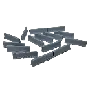 1/87 Jersey Barriers, 10 ft, 15 Pack - RWM60007-087