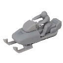 1/64 Snowmobile Kit with Rider - RWM20000-064