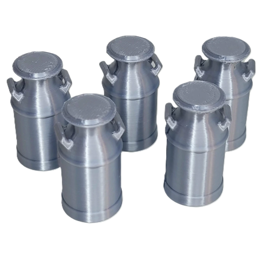 1/16 Milk Can, 10 Gallon, Silk Filament, 5 Pack - RWM60030-016