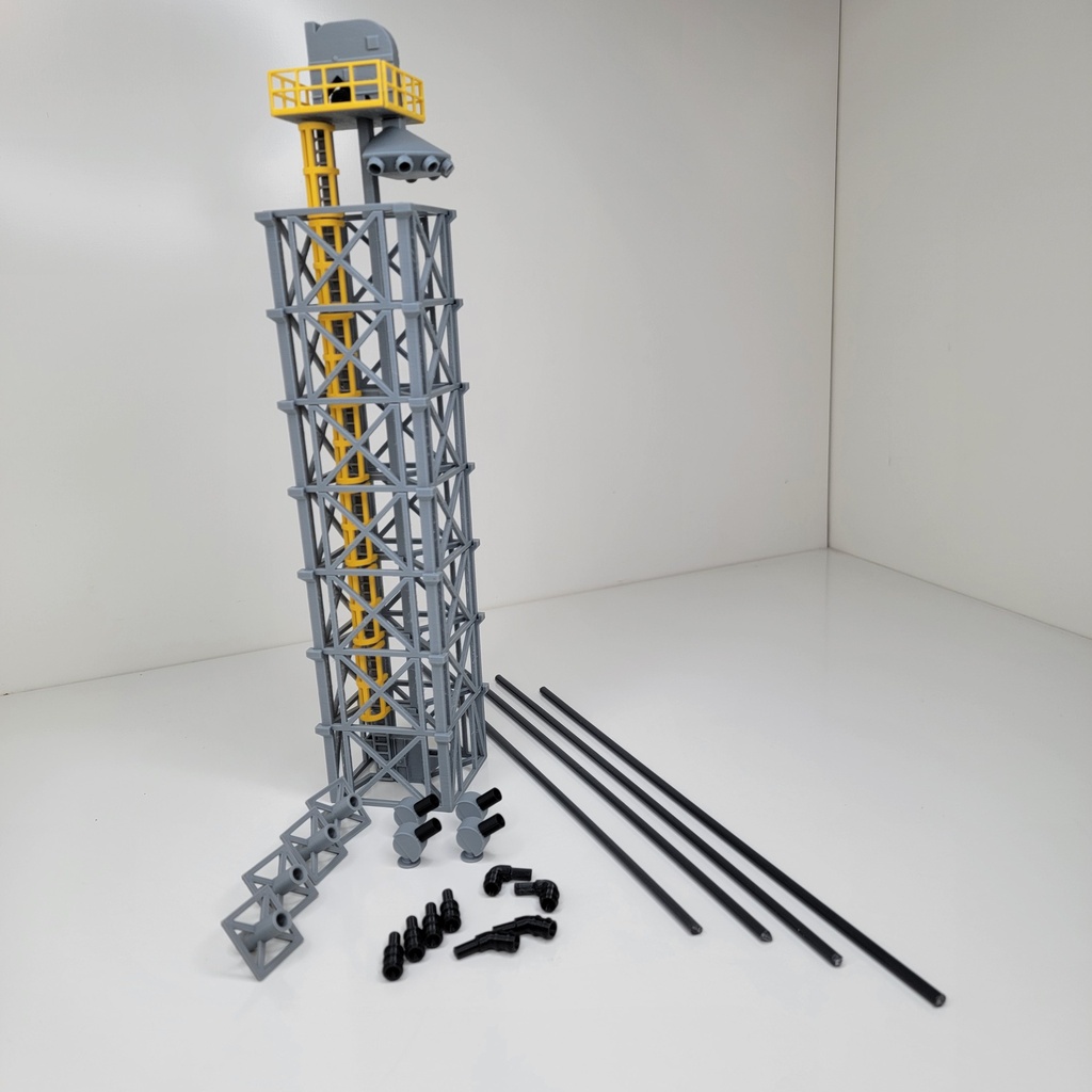 1/64 Grain Elevator, 64 ft, 4 Bin Starter Kit - RWM50002-064