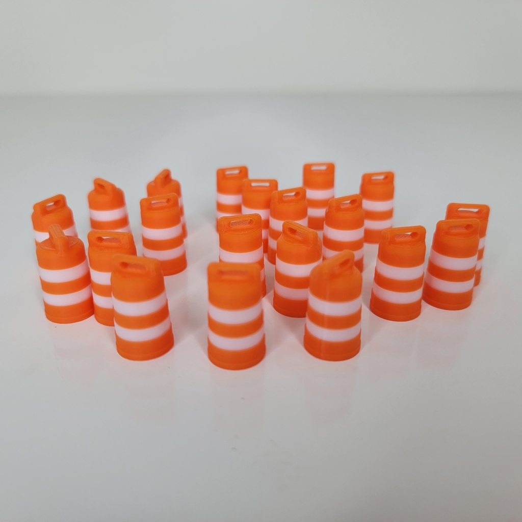 1/50 Traffic Drums, 20 Pack - RWM60006-050