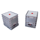 1/50 IBC Tote with Pallet and Cage, 275 Gallon, 2 Pack - RWM60011-050