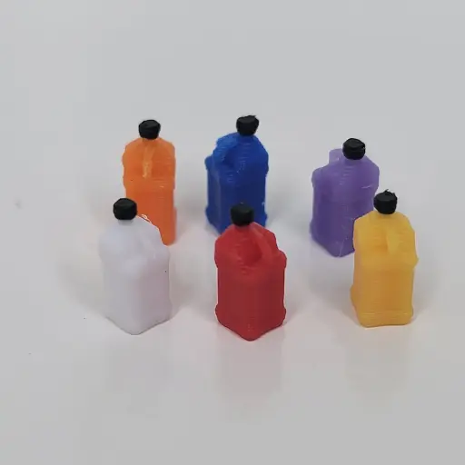 1/64 Fuel Jugs, 10 PACK, All Colors