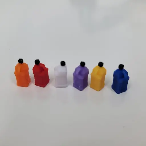 1/50 Fuel Jugs, 10 PACK, All Colors