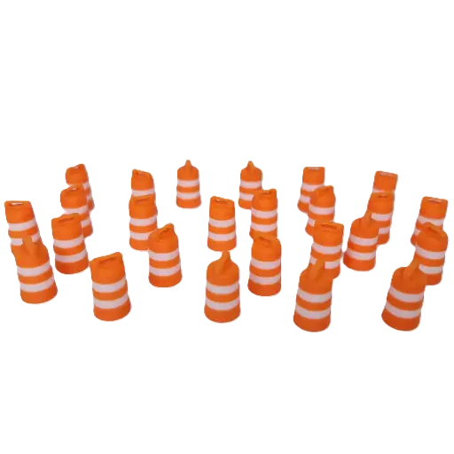 [RWM60006-064] 1/64 Traffic Drums, 25 Pack - RWM60006-064