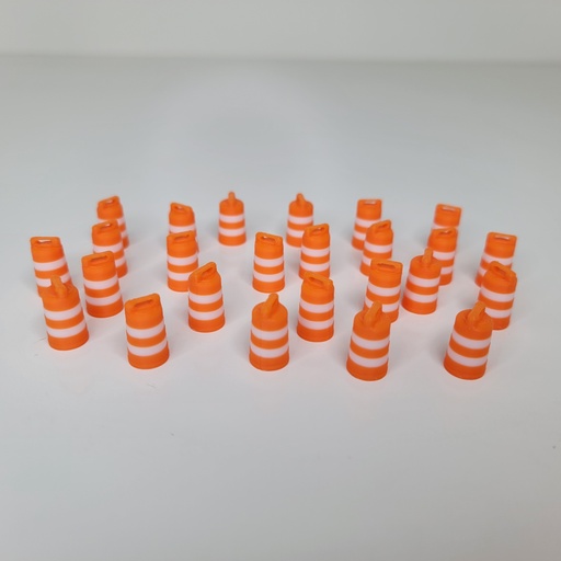 [RWM60006-064] 1/64 Traffic Drums, 25 Pack - RWM60006-064